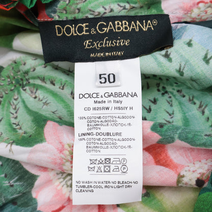 DOLCE&GABBANA DOLCE&GABBANA [Beautiful/Domestic Regular] EXCLUSIVE I625RW HS5IY Botanical Print Off-Shoulder Dress 50 Women's