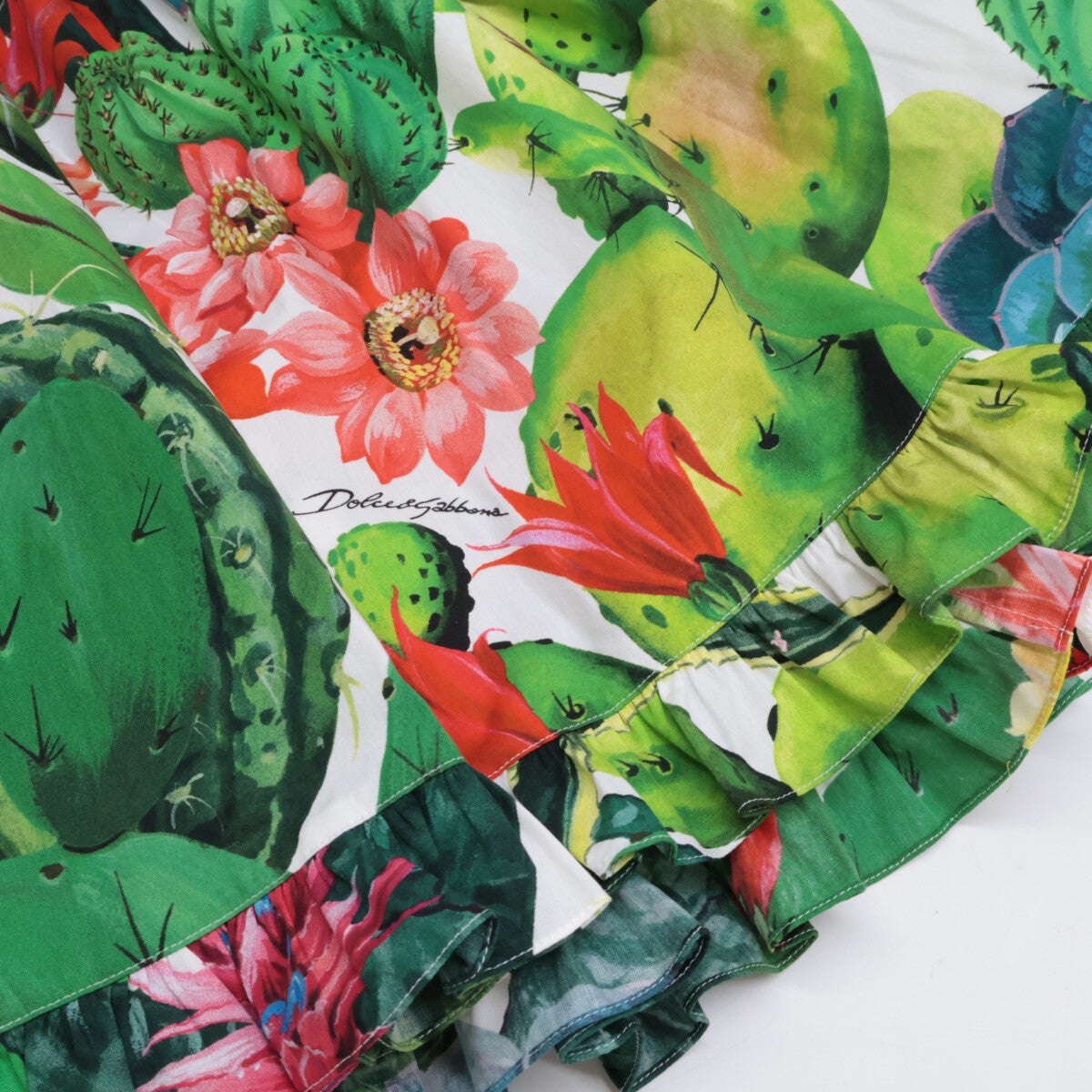 DOLCE&GABBANA DOLCE&GABBANA [Beautiful/Domestic Regular] EXCLUSIVE I625RW HS5IY Botanical Print Off-Shoulder Dress 50 Women's