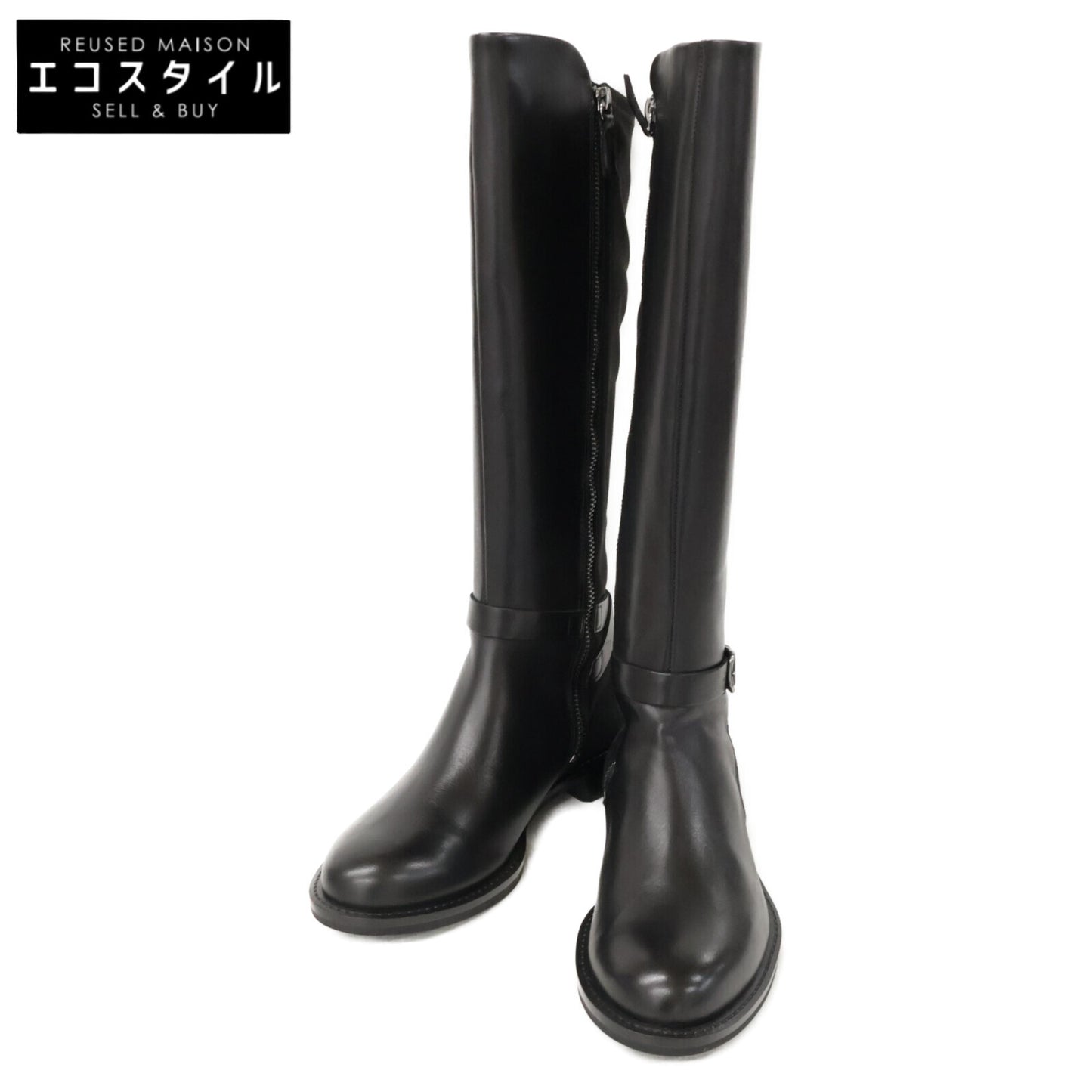 ecco 爱步 【新品】24935351052 侧拉链高筒马靴/鞋 22cm 女款