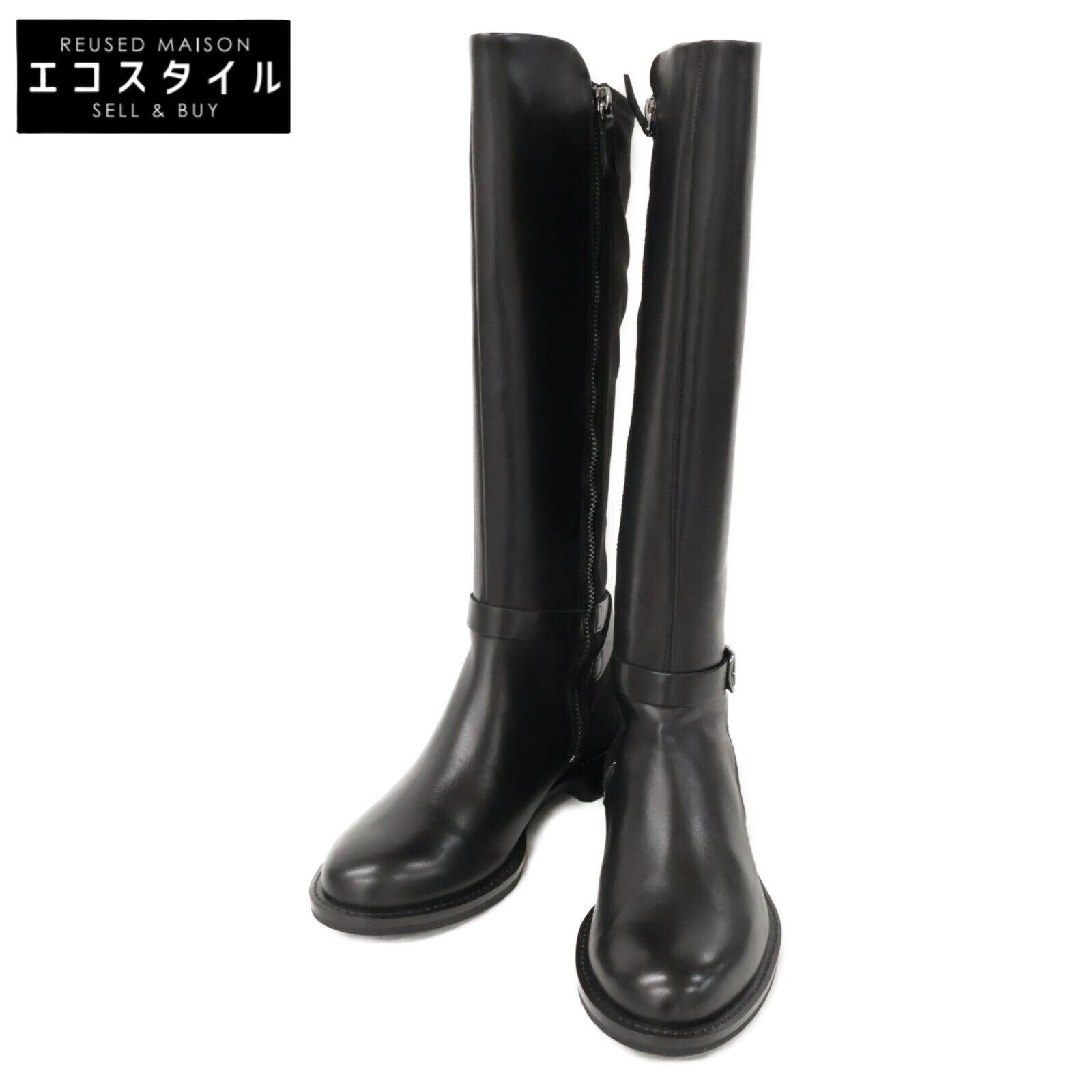 ecco 爱步 【新品】24935351052 侧拉链高筒马靴/鞋 22cm 女款