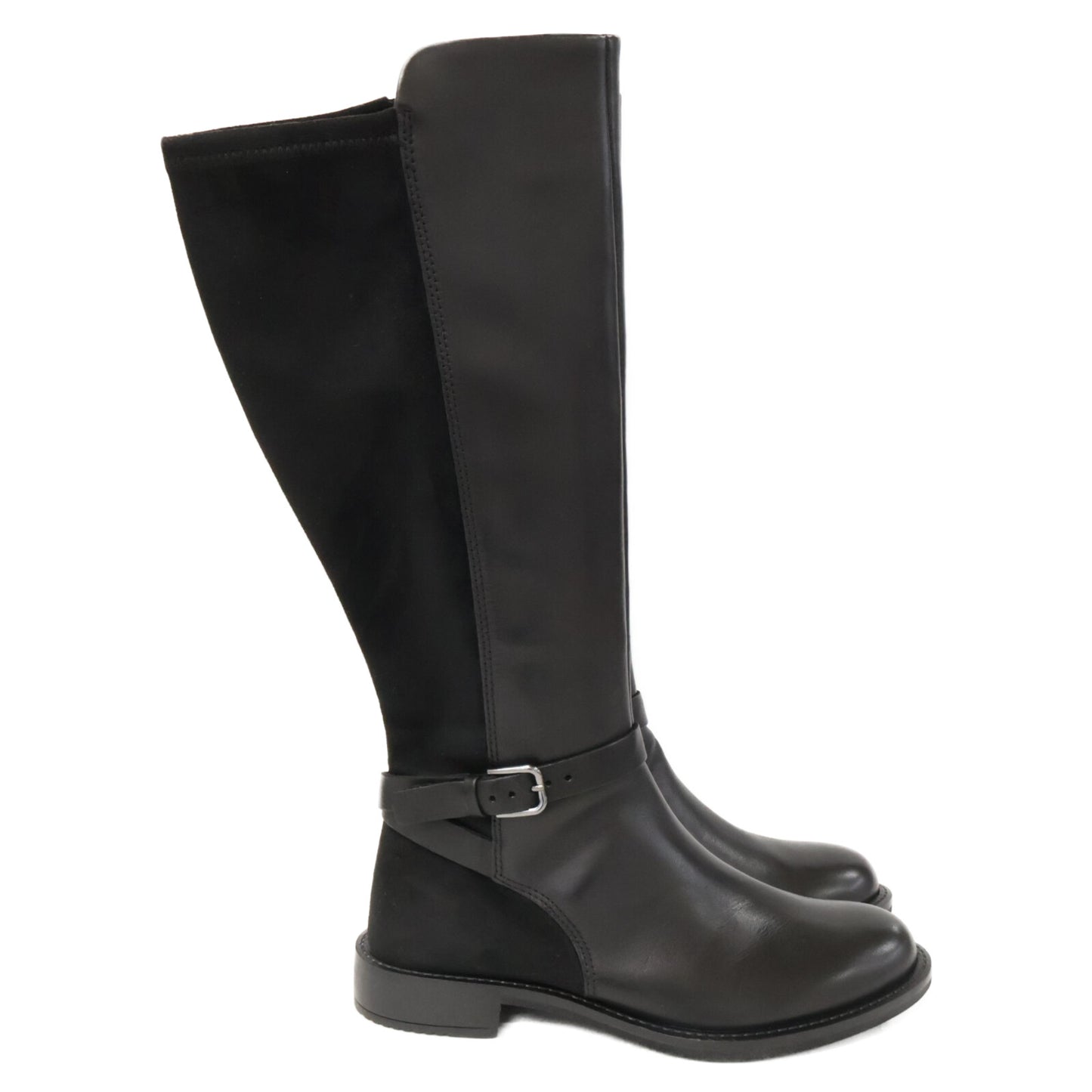 ecco 爱步 【新品】24935351052 侧拉链高筒马靴/鞋 22cm 女款