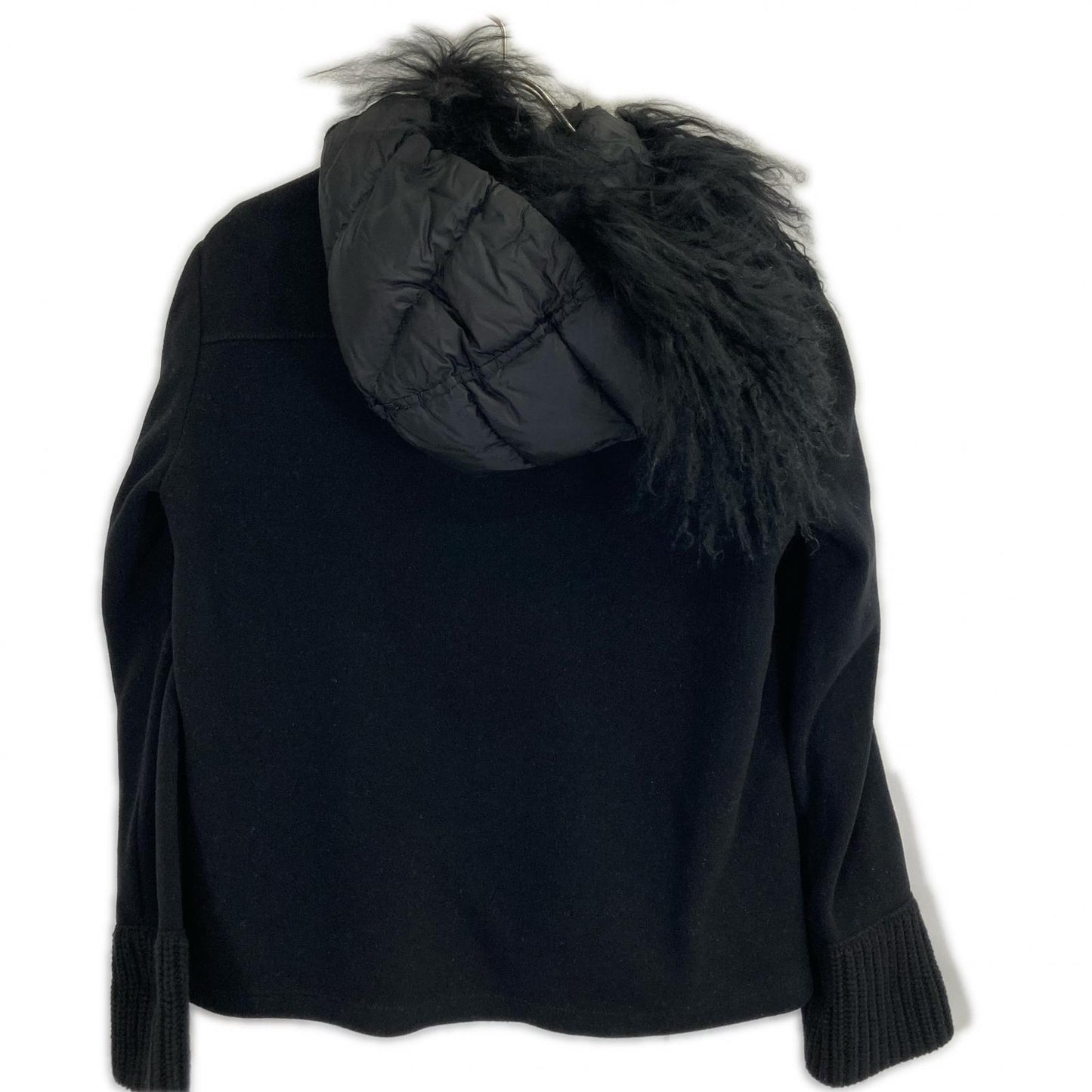 MAGLIA CARDIGAN Fur Trim Wool Panel Down Jacket Jacket L Ladies