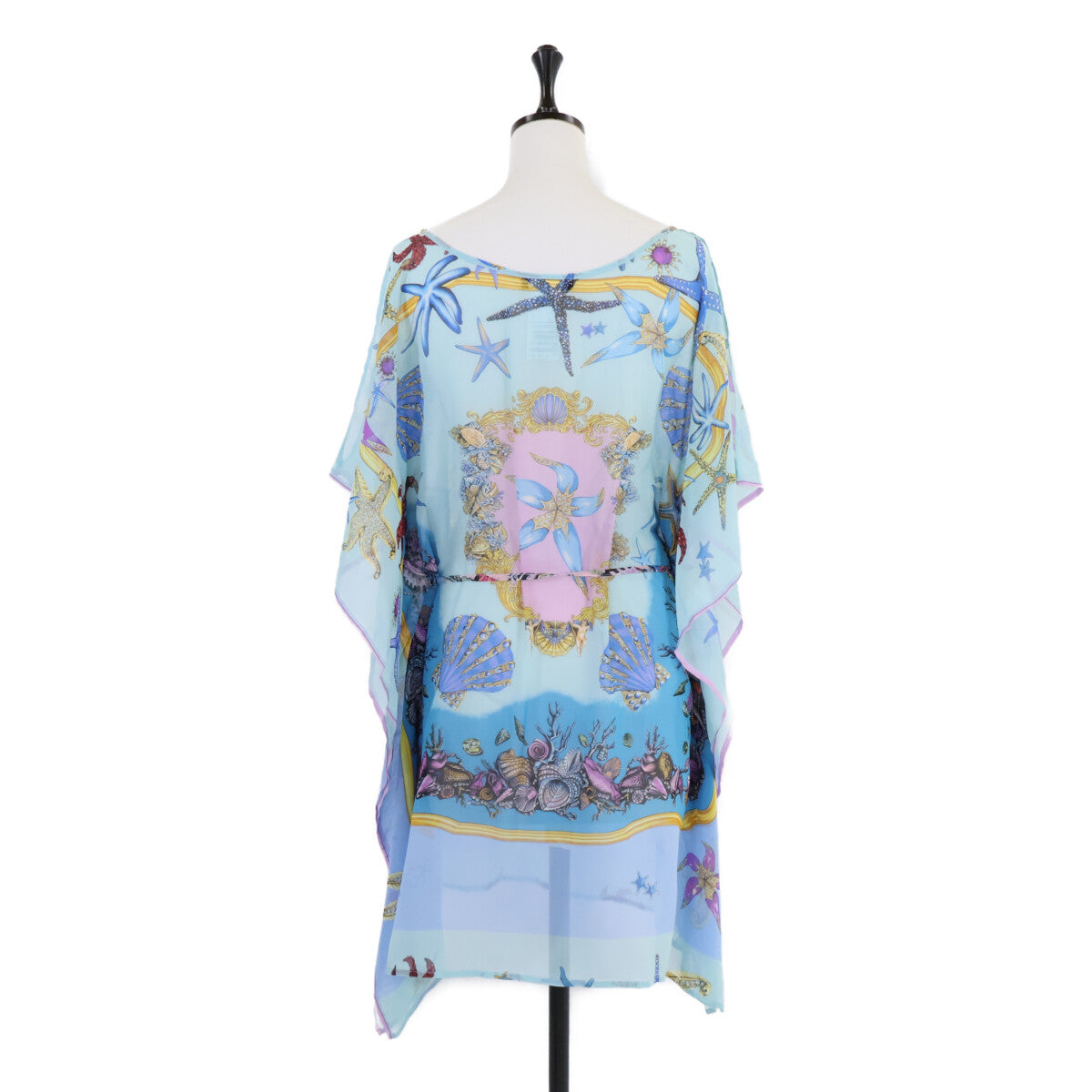 Versace 范思哲 【美品】Underwater Barocco 100%真丝雪纺连衣裙