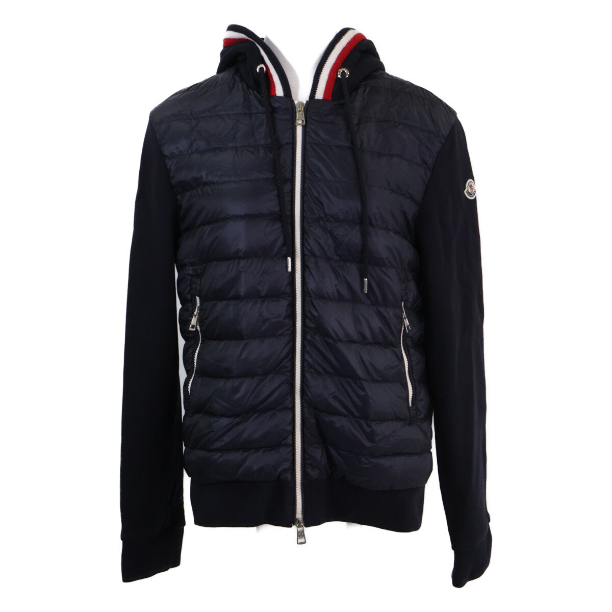 MONCLER MAGLIA CARDIGAN Down-Paneled Sweatshirt Hoodie Top