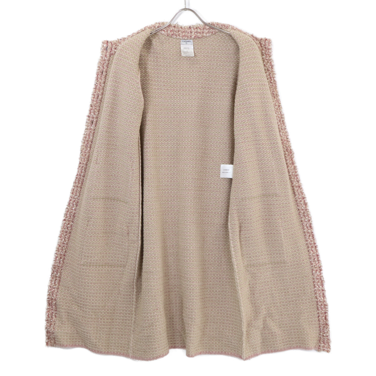 CHANEL シャネル 【美品/国内正規】06C P27551W03705 Coco Mark button tweed knit Coat