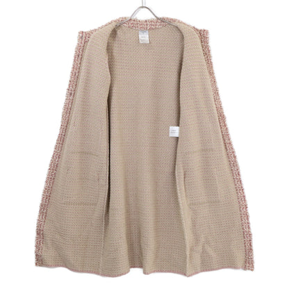 CHANEL シャネル 【美品/国内正規】06C P27551W03705 Coco Mark button tweed knit Coat
