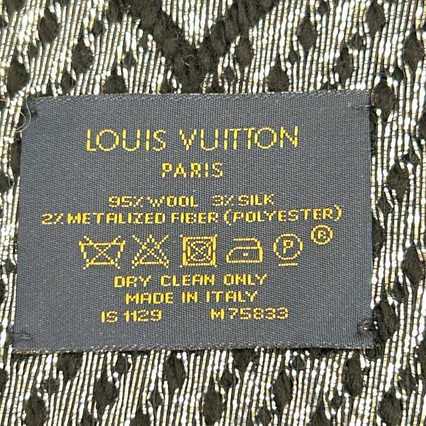 LOUIS VUITTON ルイヴィトン M75833 エシャルプロゴマニアシャインマフラー マフラー