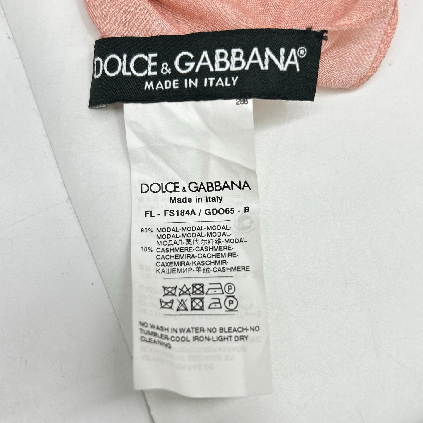 DOLCE&GABBANA 杜嘉班纳 FS184A/GD065 莫代尔羊绒花卉印花大方巾 披肩