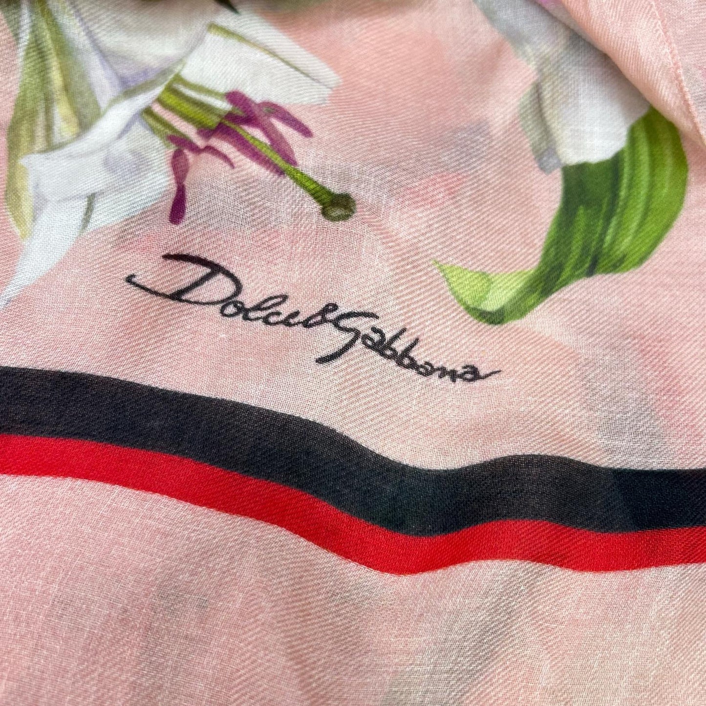 DOLCE&GABBANA 杜嘉班纳 FS184A/GD065 莫代尔羊绒花卉印花大方巾 披肩