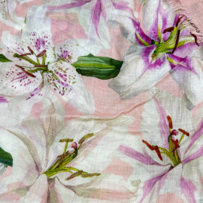 DOLCE&GABBANA 杜嘉班纳 FS184A/GD065 莫代尔羊绒花卉印花大方巾 披肩