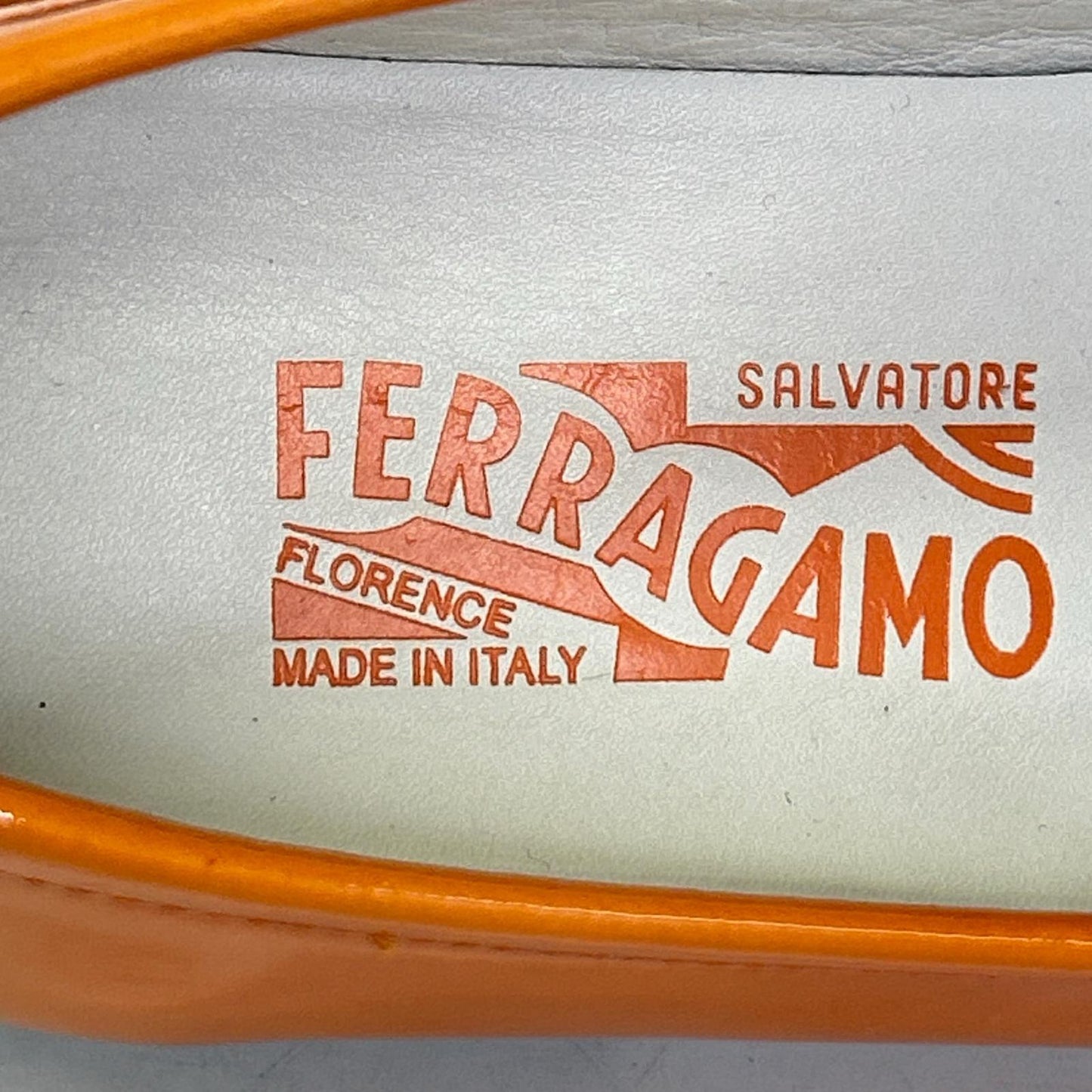 Salvatore Ferragamo [Excellent Condition] Patent Leather Gancini Bit Loafer Shoes