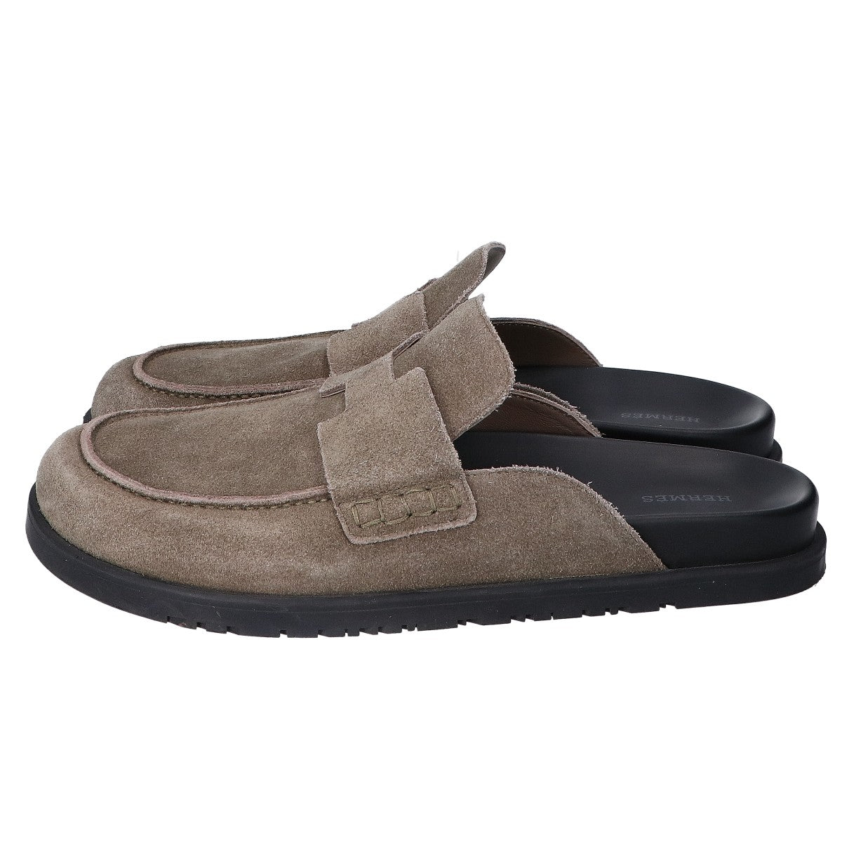 HERMES エルメス 231745 Go muleゴーミュール スエードサンダル
