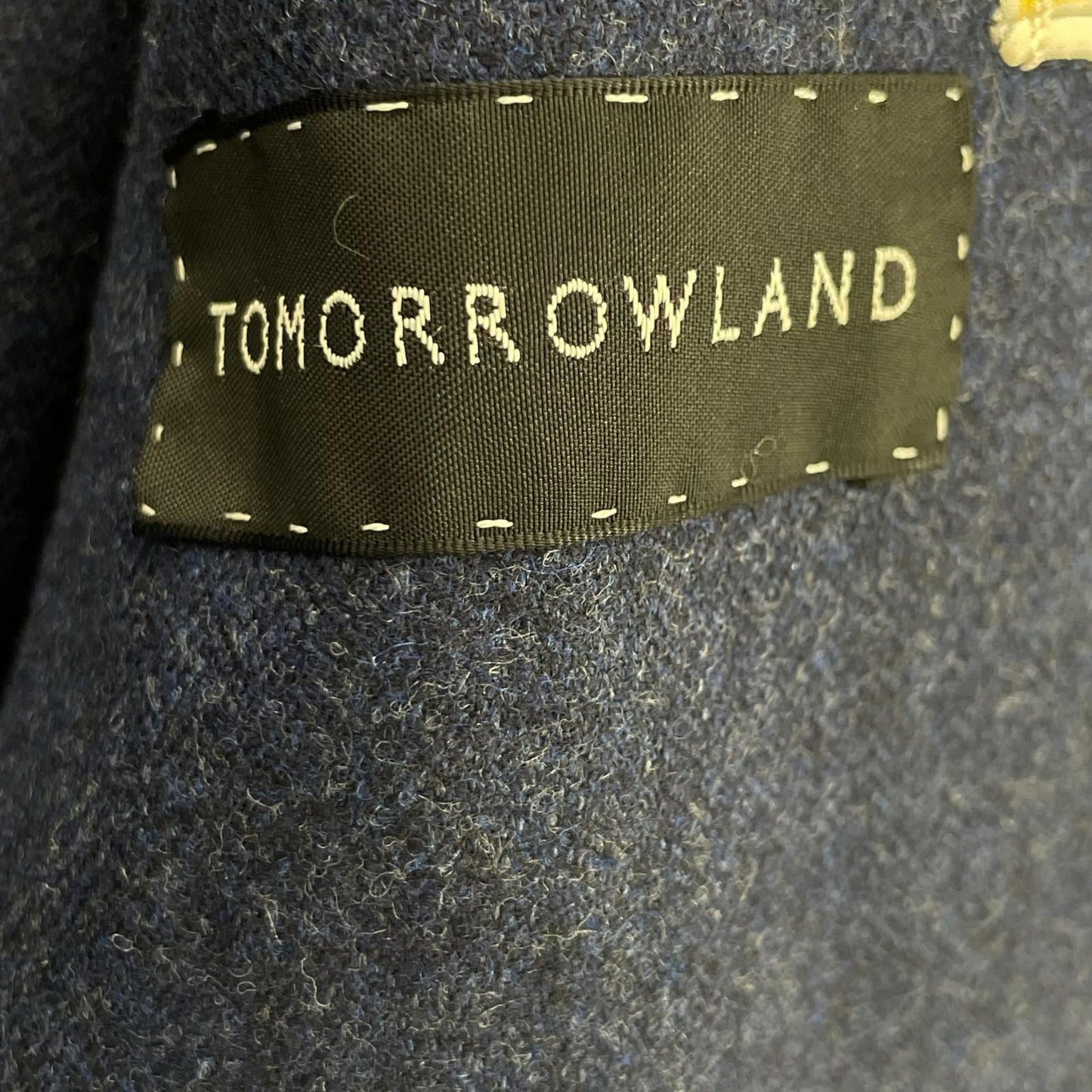 TOMORROWLAND トゥモローランド ネイビー ロロピアーナ ウールカシミヤシルク 3Bジャケット ジャケット