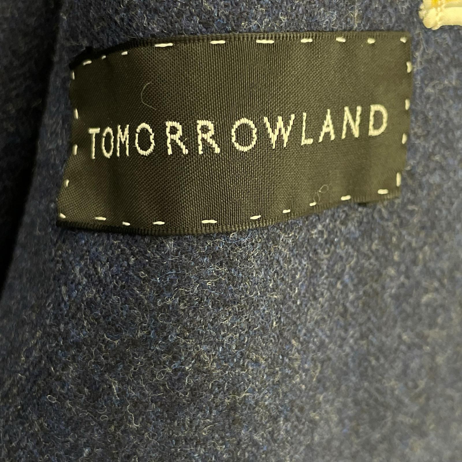 TOMORROWLAND トゥモローランド ネイビー ロロピアーナ ウールカシミヤシルク 3Bジャケット ジャケット