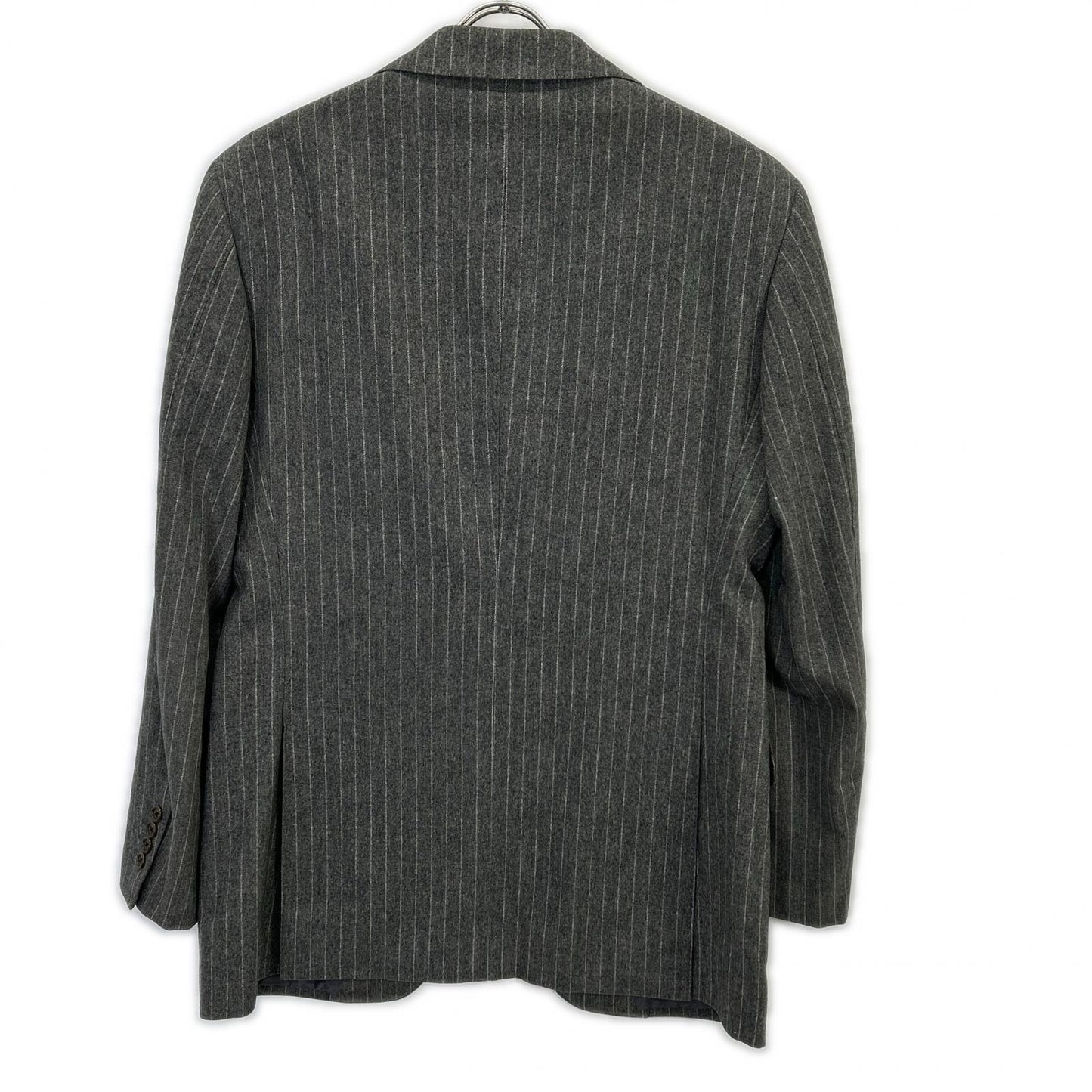 BEAMS F ビームスエフ BF028F06C グレー ストライプ3Bシングルスーツ スーツ セットアップ