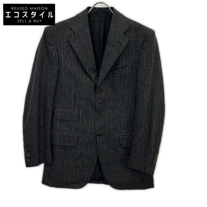 LUCIANO BARBERA ルチアーノバルベラ 982922 チャコールグレー ストライプ3Bジャケット ジャケット
