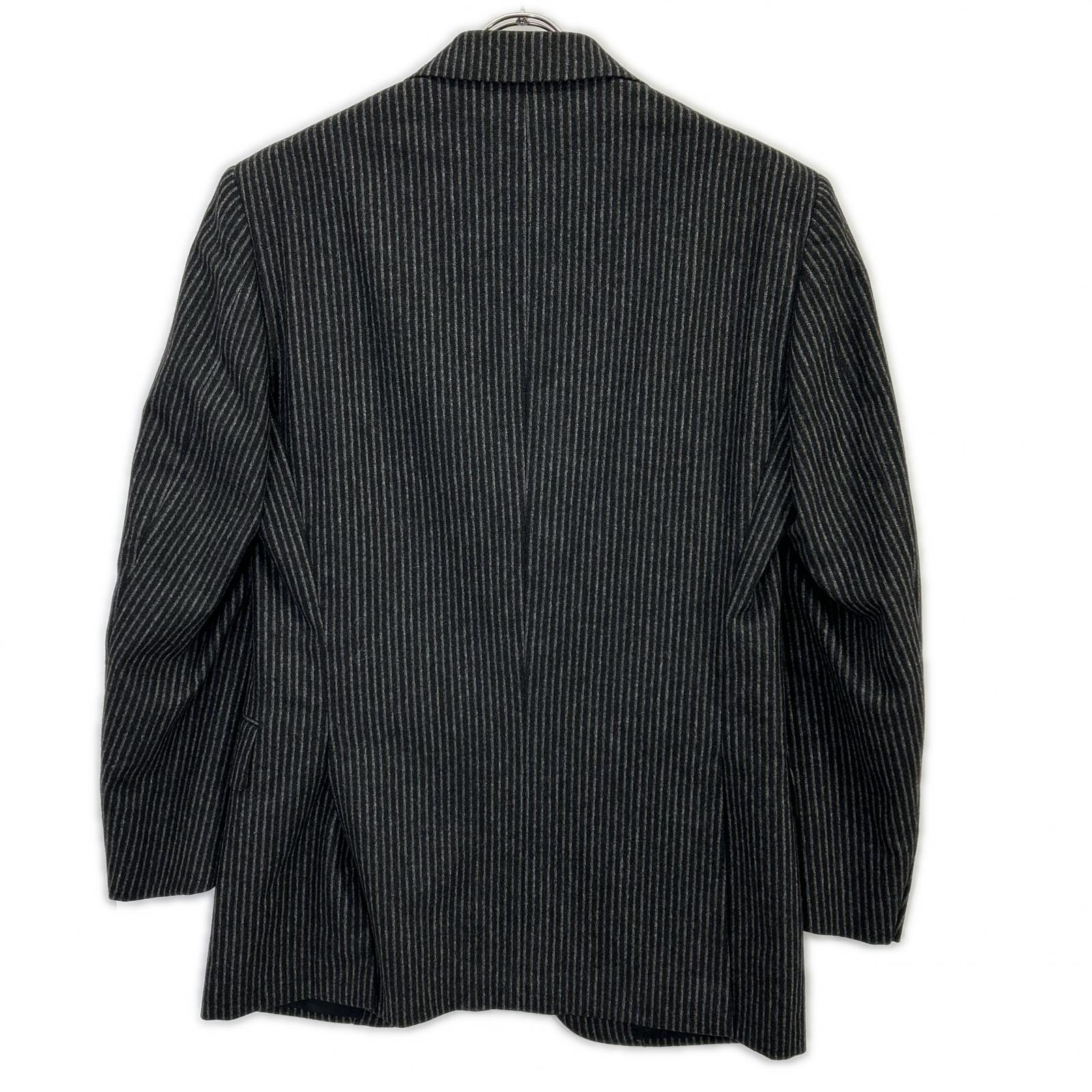 LUCIANO BARBERA ルチアーノバルベラ 982922 チャコールグレー ストライプ3Bジャケット ジャケット