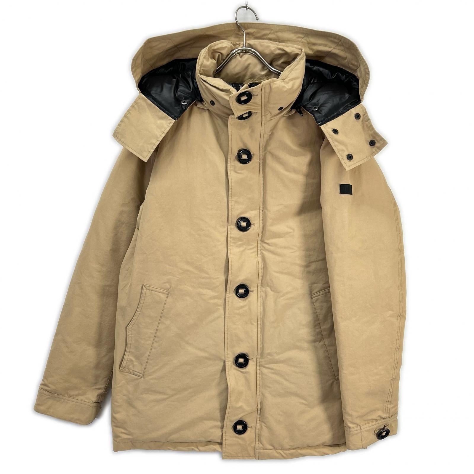TMT TJK-F1810 COTTON-NYLON GROSGRAIN DOWN COAT 大衣