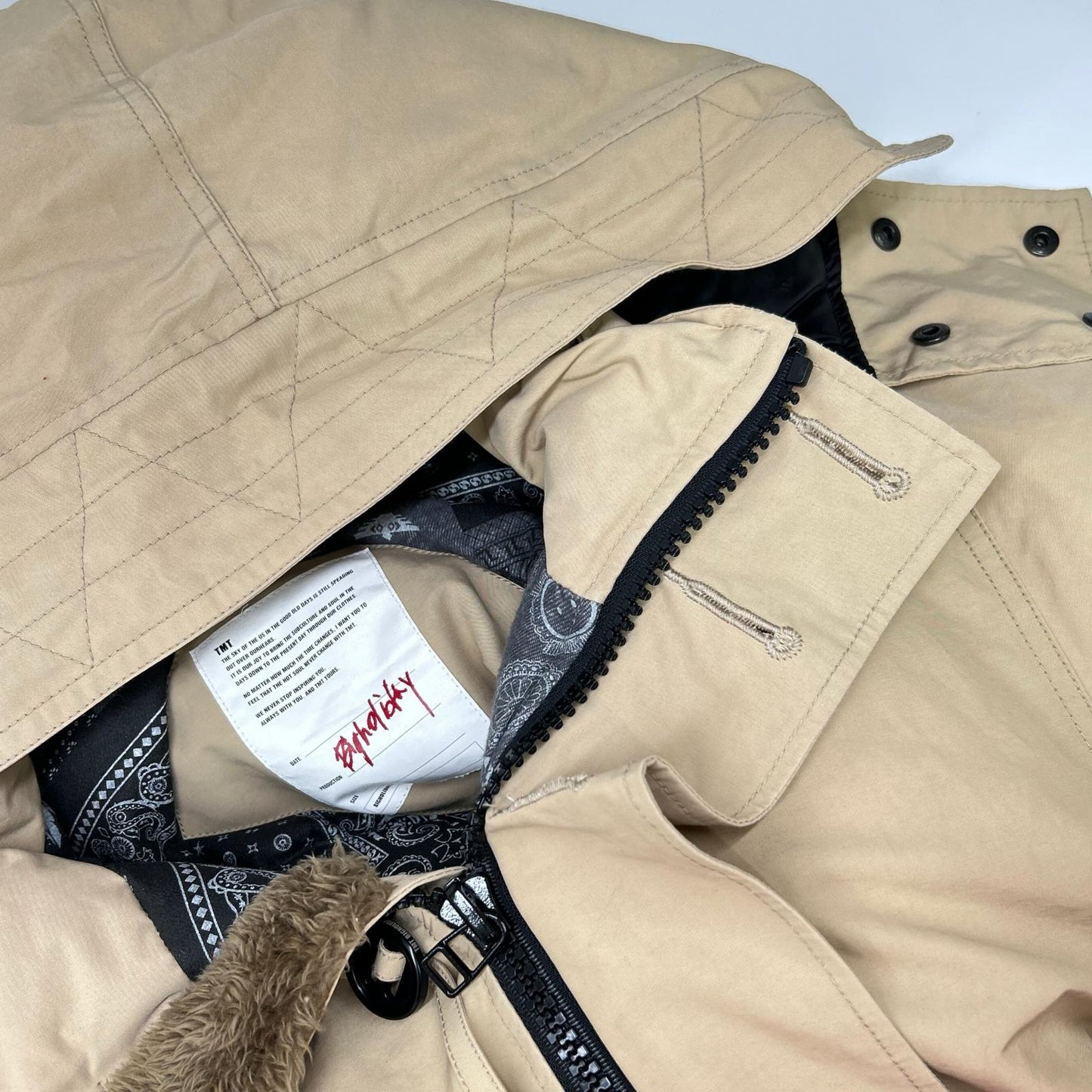 TMT ティーエムティー TJK-F1810 COTTON-NYLON GROSGRAIN DOWN COAT コート