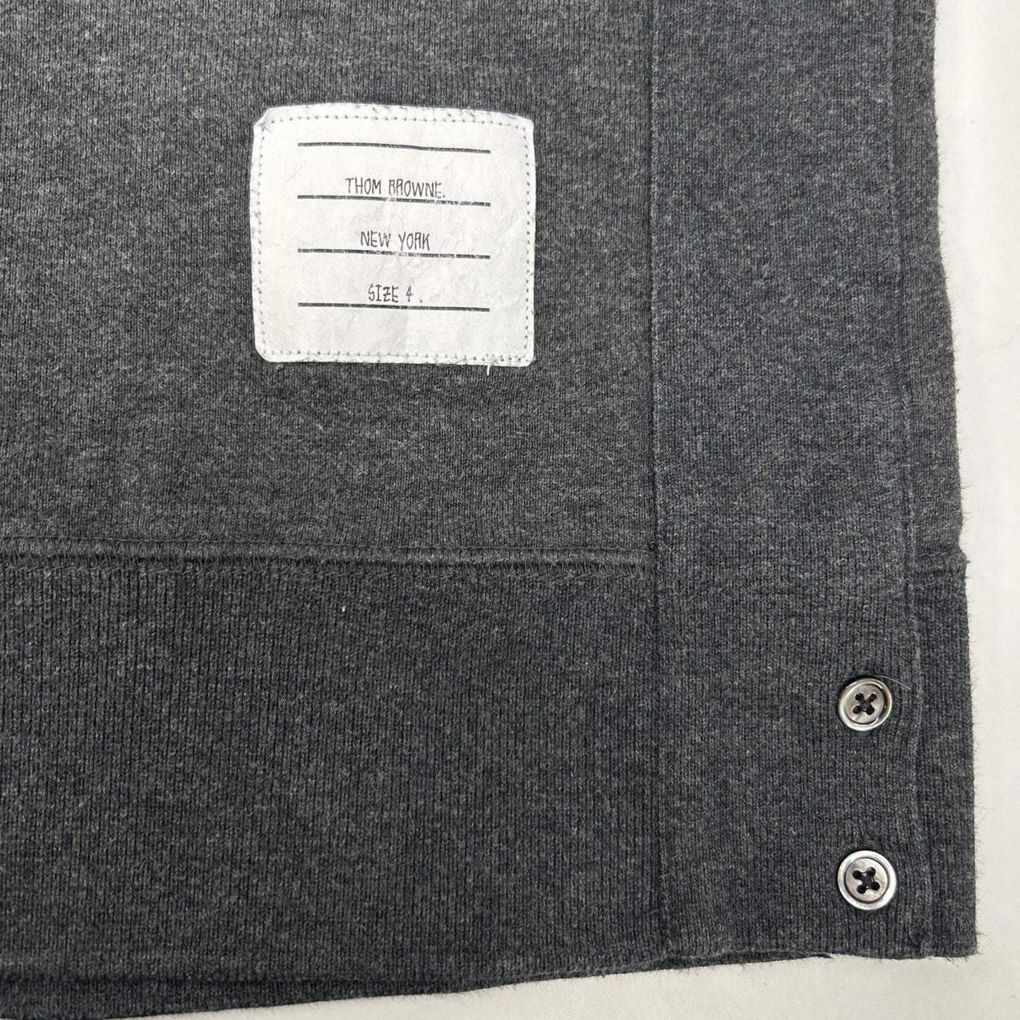 THOM BROWNE トムブラウン MJT021H-00535025 クラシック ループバック 4-BAR スウェットシャツ トップス