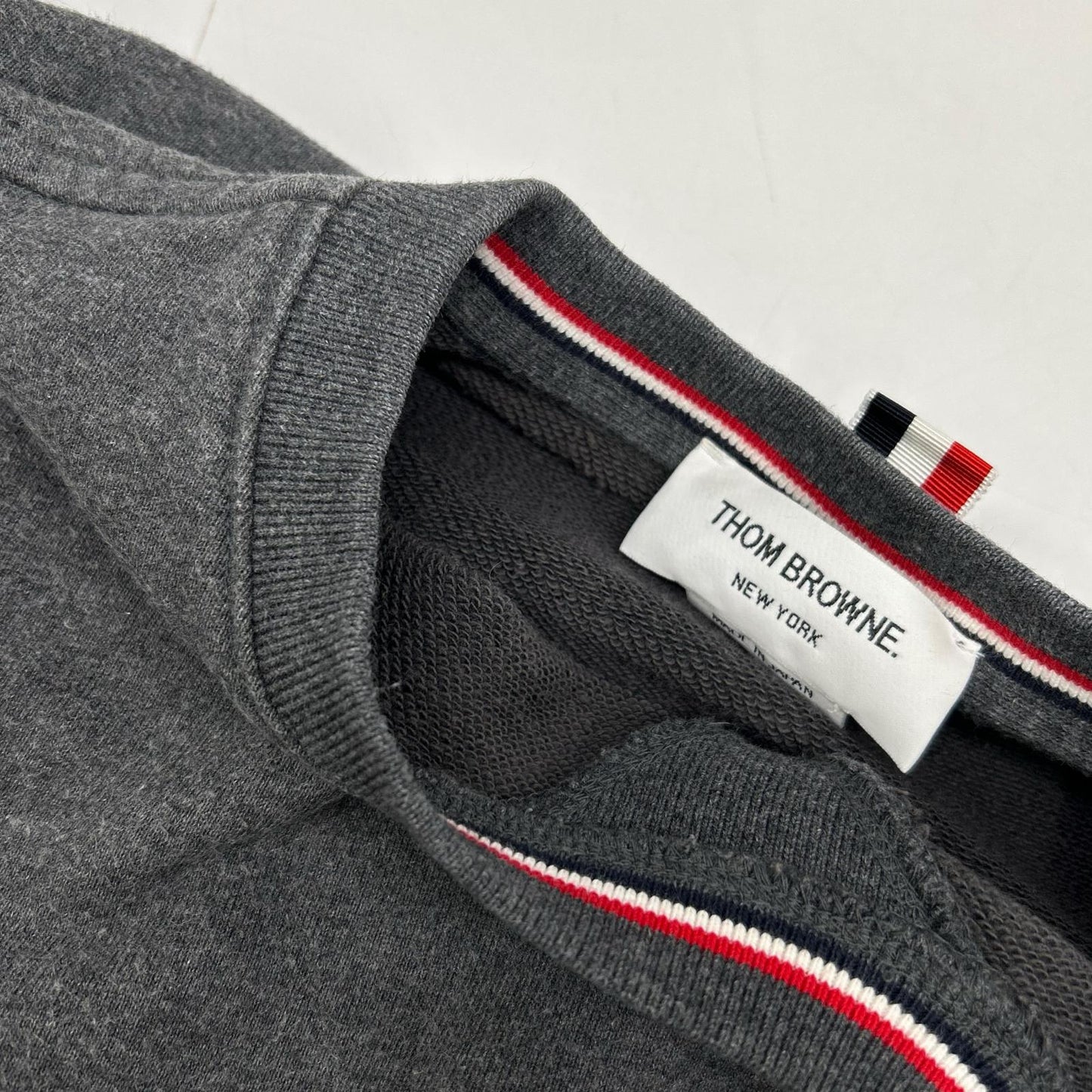 THOM BROWNE トムブラウン MJT021H-00535025 クラシック ループバック 4-BAR スウェットシャツ トップス