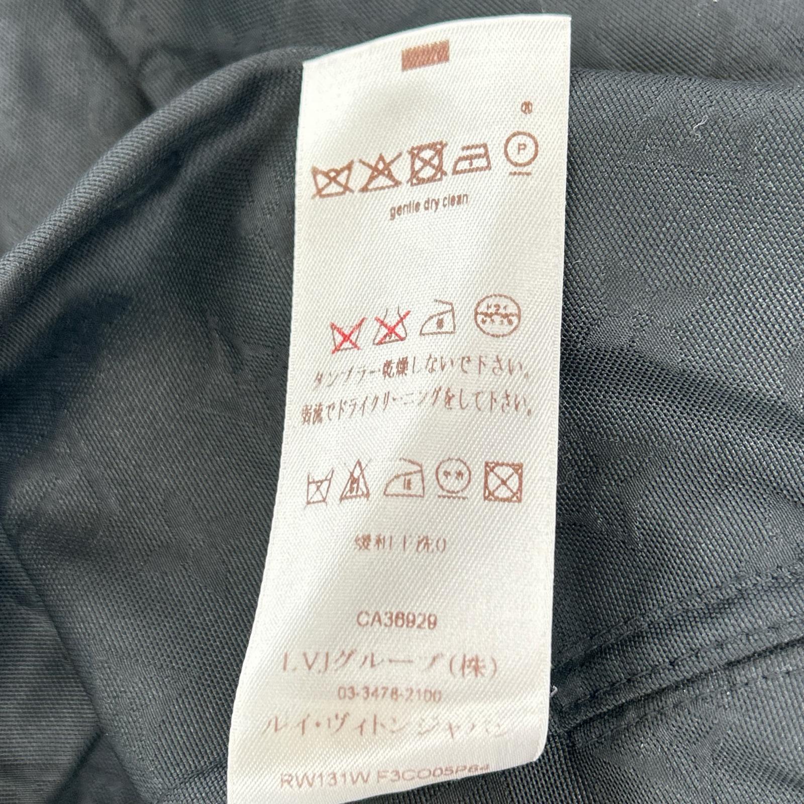 LOUIS VUITTON ルイヴィトン 【美品/国内正規】RW131W F3CO05P64 総柄 モノグラム フード付トレンチ コート
