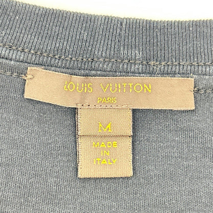 LOUIS VUITTON ルイヴィトン FBTS10X3G モノグラム総柄シルク切り替え半袖Tシャツ トップス