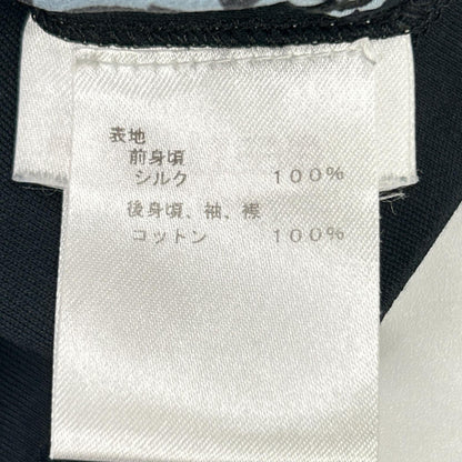 LOUIS VUITTON ルイヴィトン FBTS10X3G モノグラム総柄シルク切り替え半袖Tシャツ トップス