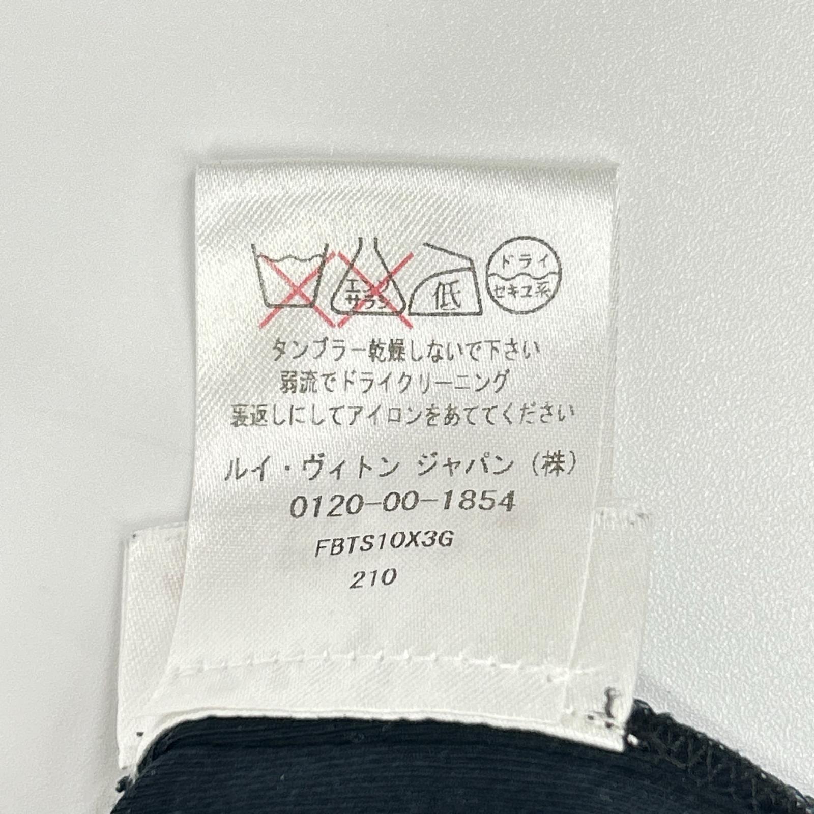 LOUIS VUITTON ルイヴィトン FBTS10X3G モノグラム総柄シルク切り替え半袖Tシャツ トップス