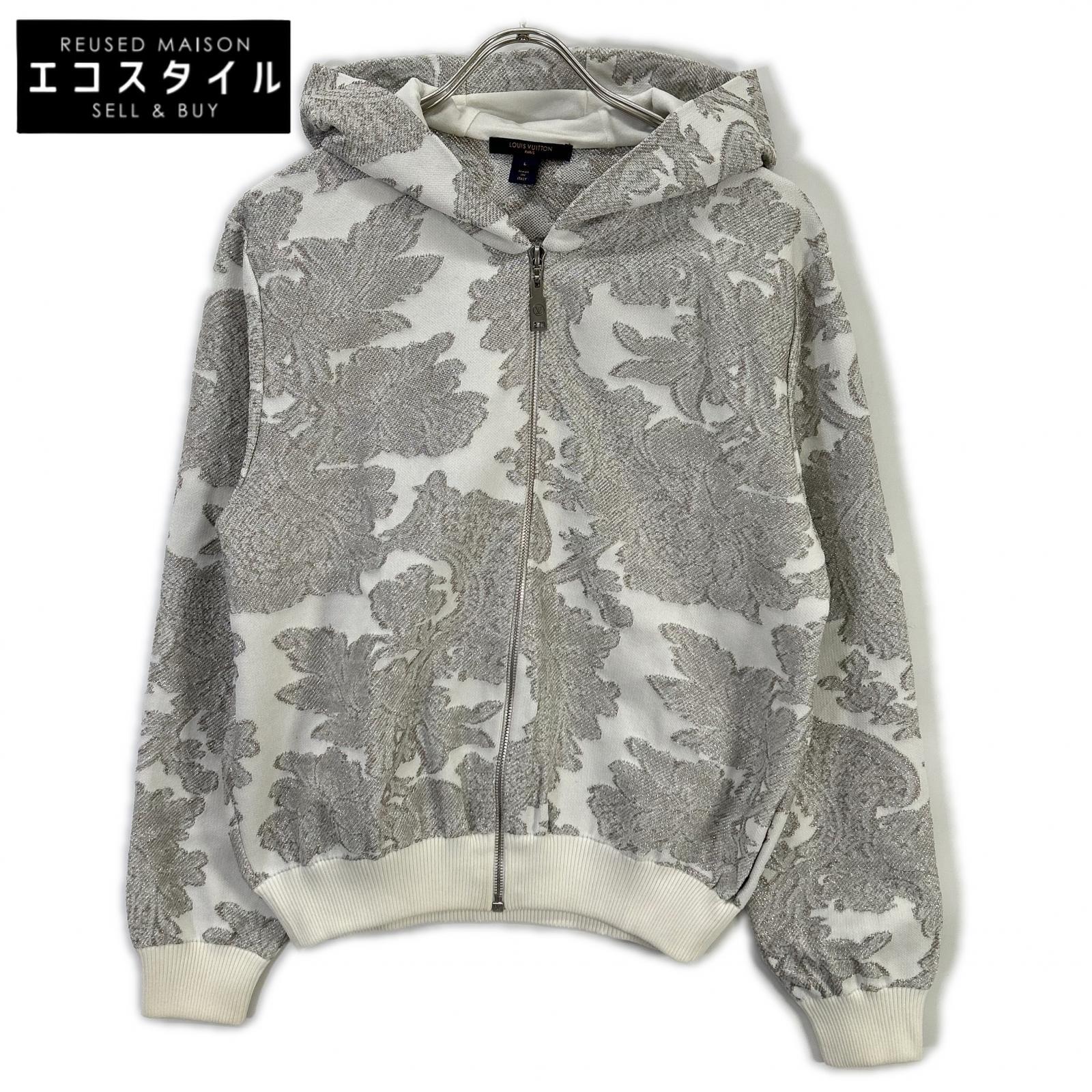 LOUIS VUITTON ルイヴィトン 【国内正規】RW181B HFY FEKC88 総柄 ジップアップ ニット パーカー/ トップス