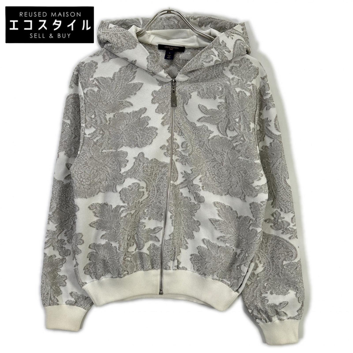 LOUIS VUITTON ルイヴィトン 【国内正規】RW181B HFY FEKC88 総柄 ジップアップ ニット パーカー/ トップス