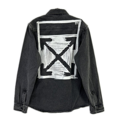 OFF-WHITE オフホワイト OMYD027F21DEN002 デニムジャケット ジャケット