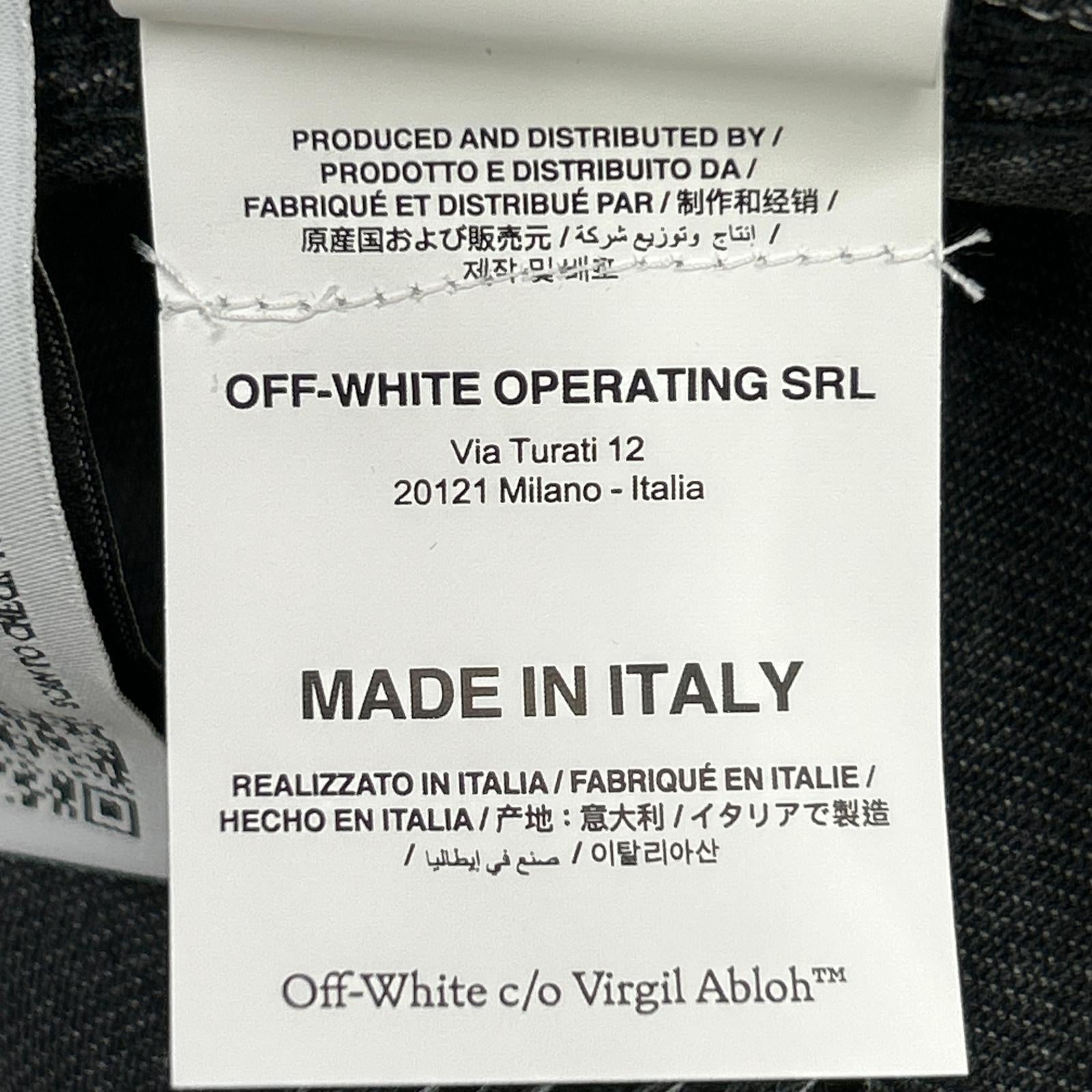 OFF-WHITE オフホワイト OMYD027F21DEN002 デニムジャケット ジャケット