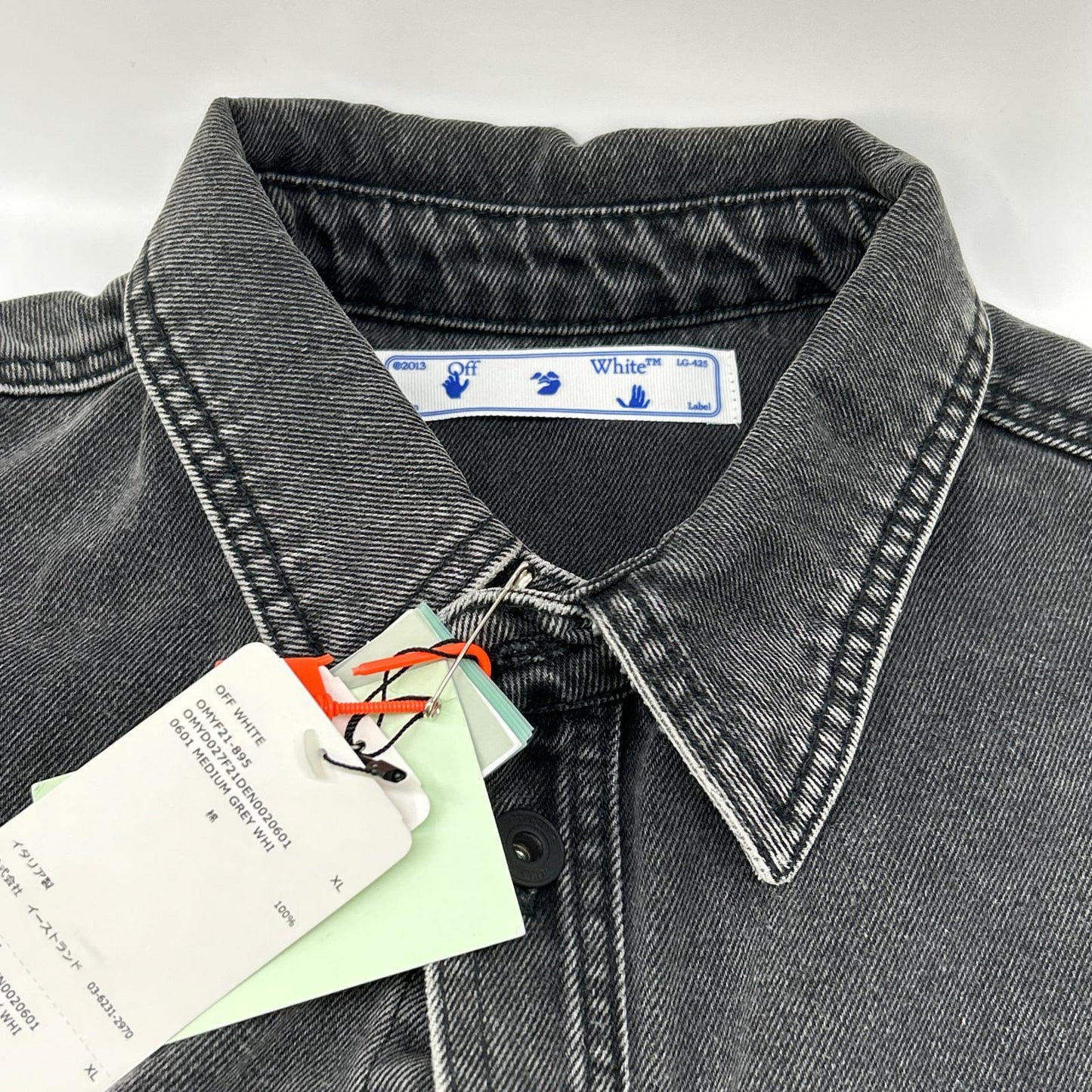 OFF-WHITE オフホワイト OMYD027F21DEN002 デニムジャケット ジャケット