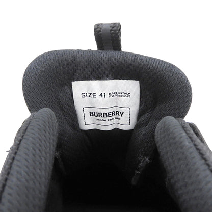 BURBERRY バーバリー 美品 テクニカルメッシュ＆ヌバック ユニオン スニーカー シューズ メンズ 黒 ブラック 41 8013390 シューズ