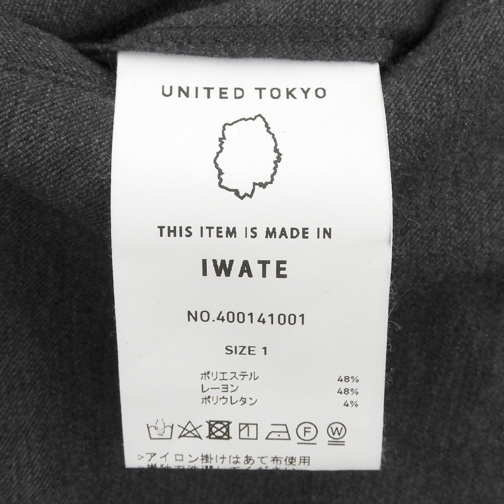 UNITED TOKYO ユナイテッドトウキョウ アウトラスト2タックスラックス メンズ ボトムス グレー 1 400141001 ボトムス