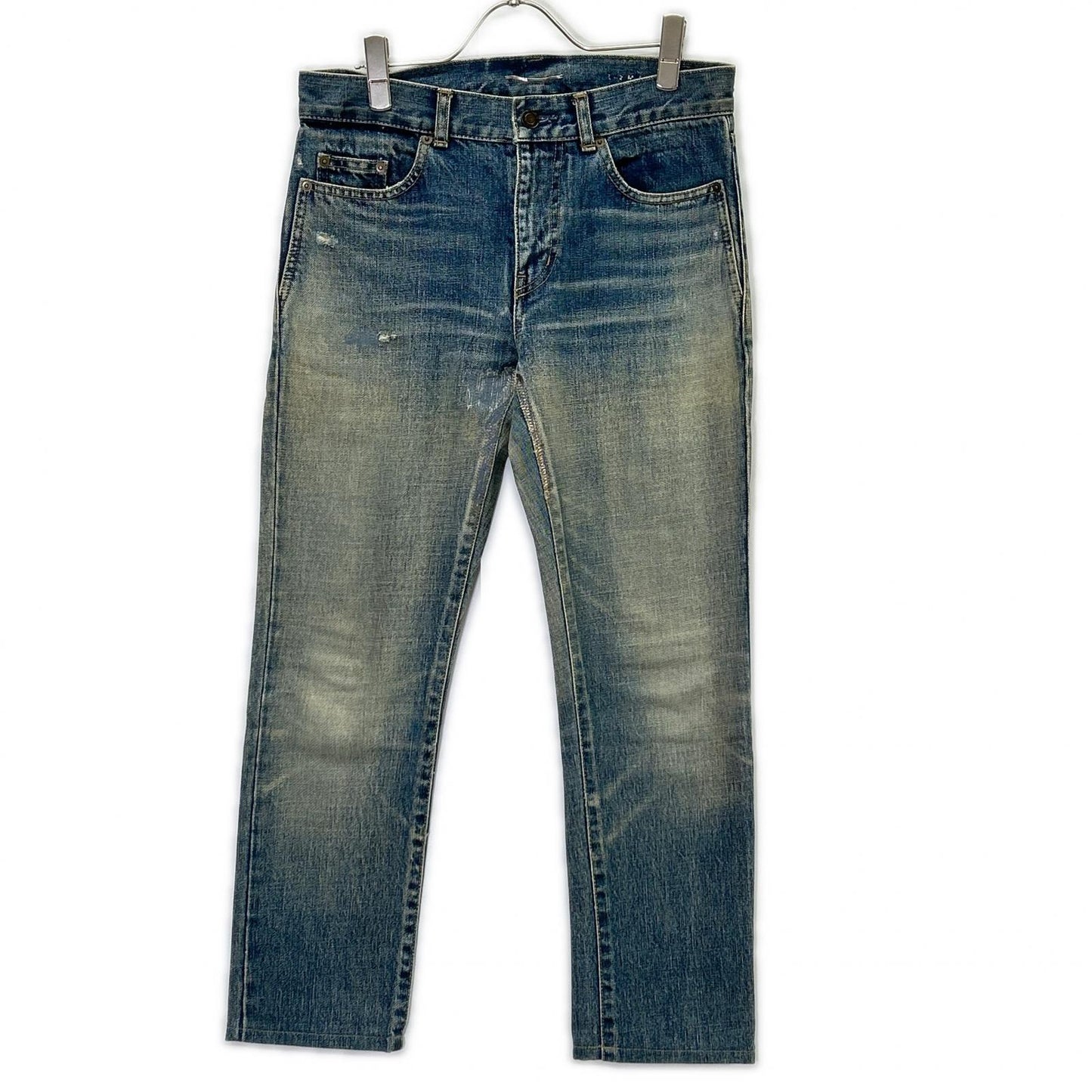 SAINT LAURENT PARIS サンローランパリ 17年製 494361 USED加工デニムパンツ ボトムス