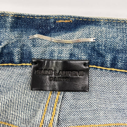 SAINT LAURENT PARIS サンローランパリ 17年製 494361 USED加工デニムパンツ ボトムス