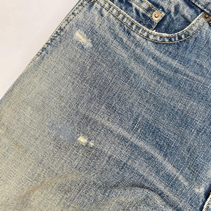 SAINT LAURENT PARIS サンローランパリ 17年製 494361 USED加工デニムパンツ ボトムス