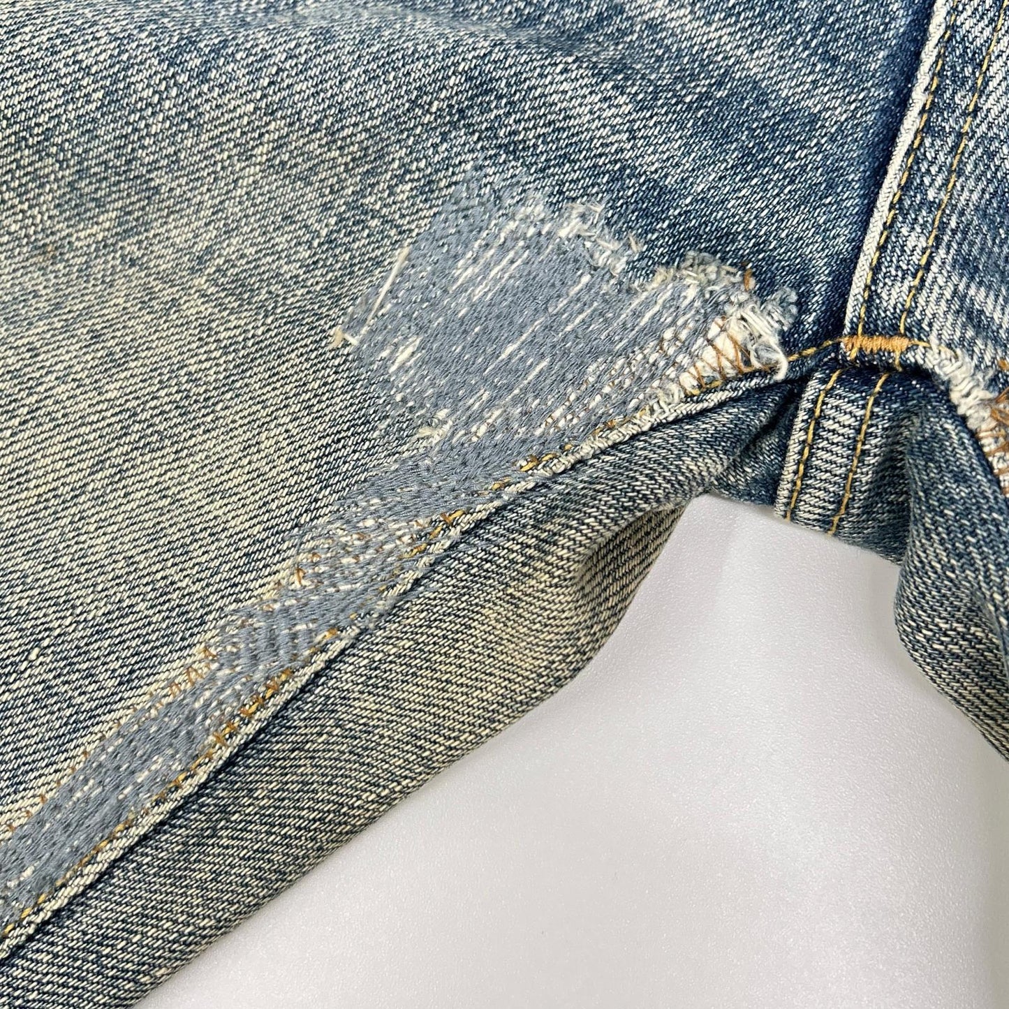 SAINT LAURENT PARIS サンローランパリ 17年製 494361 USED加工デニムパンツ ボトムス