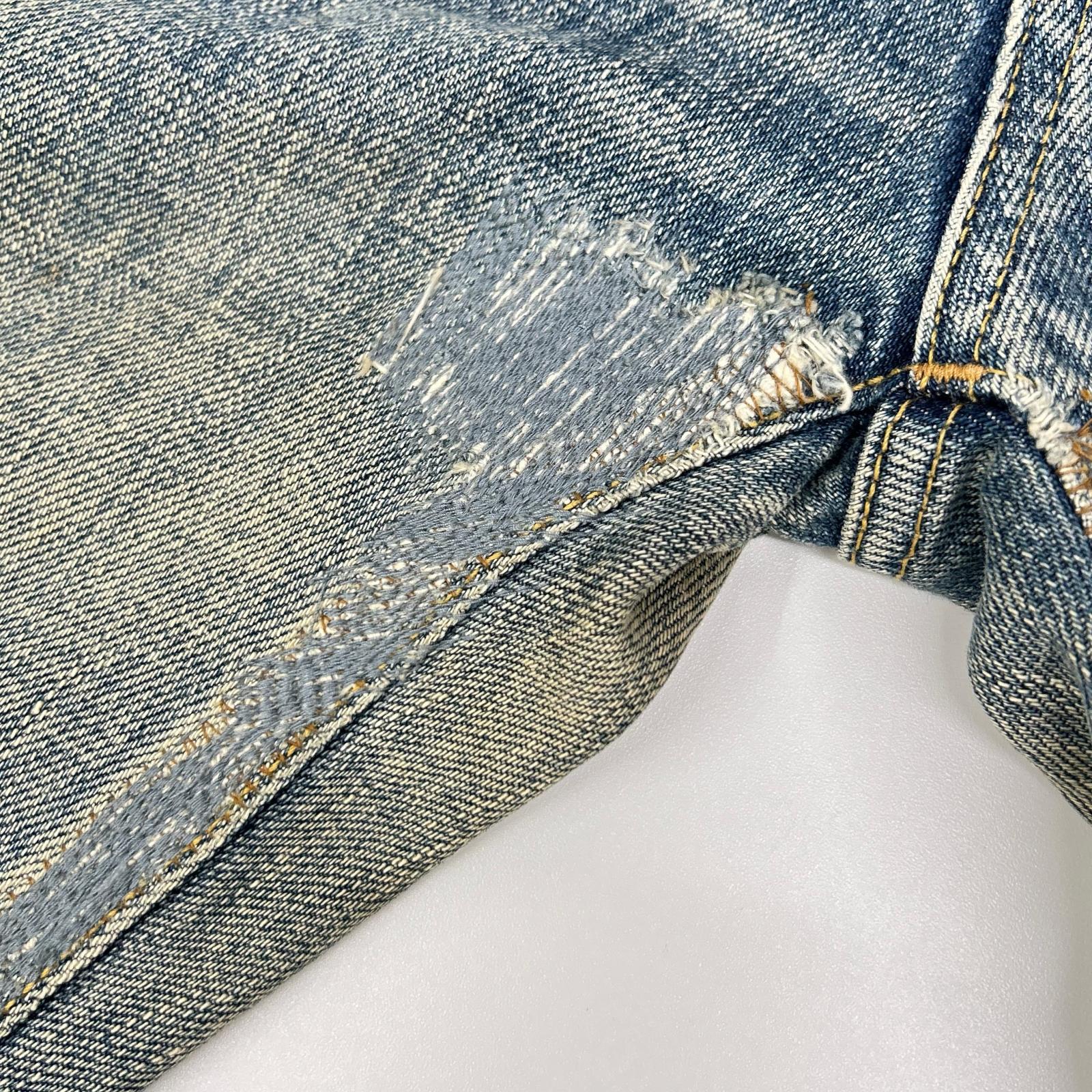 SAINT LAURENT PARIS サンローランパリ 17年製 494361 USED加工デニムパンツ ボトムス