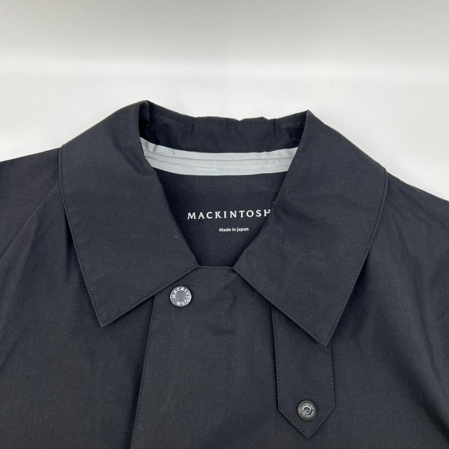 MACKINTOSH マッキントッシュ GMH-001 ブラック 高密度ナイロン eVENT ステンカラーコート コート