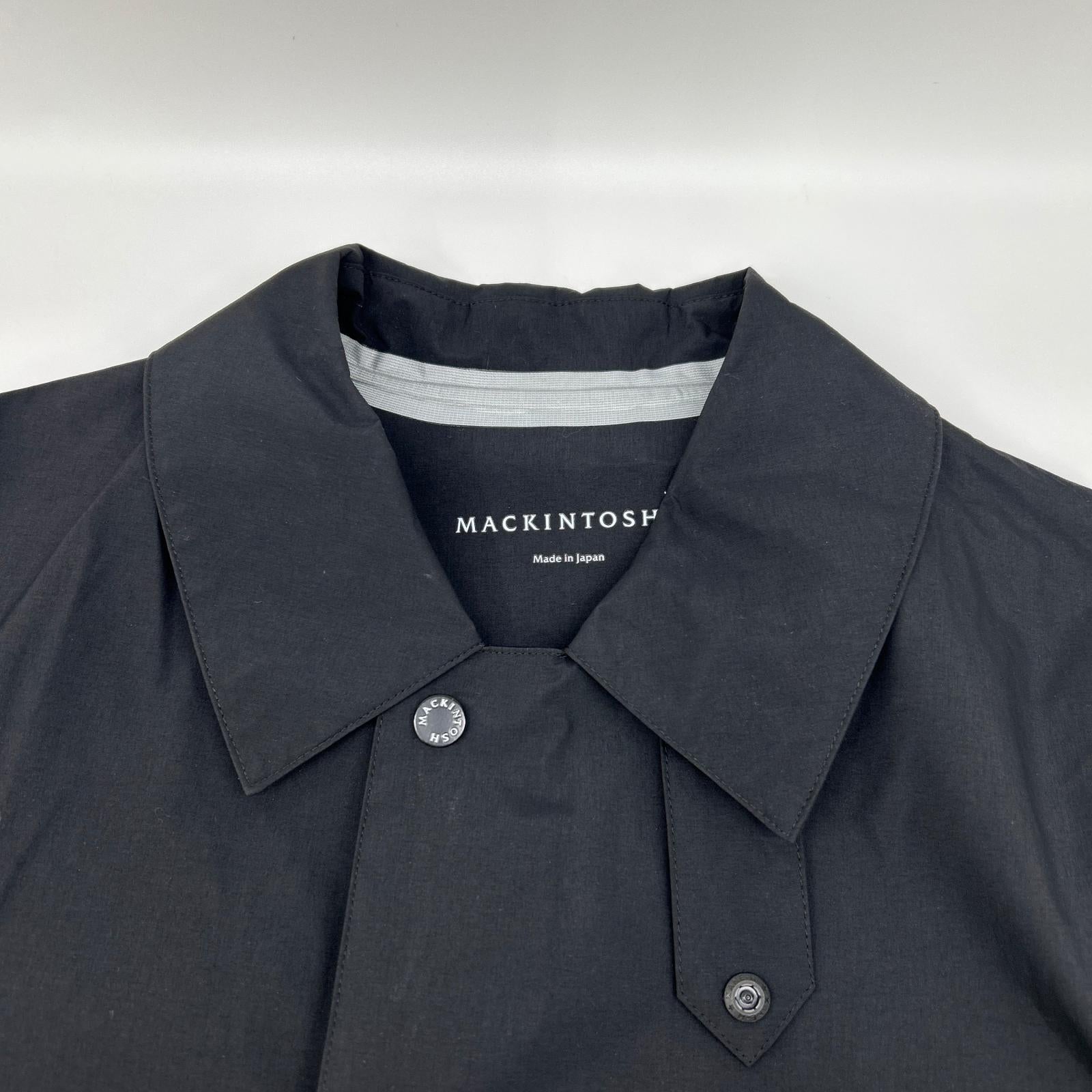 MACKINTOSH マッキントッシュ GMH-001 ブラック 高密度ナイロン eVENT ステンカラーコート コート