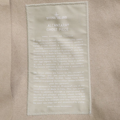 STONE ISLAND ストーンアイランド 【美品/国内正規】K1S154100027 Ghost Pieces ALCANTARA エコスエード ジップアップ ブルゾン ジャケット