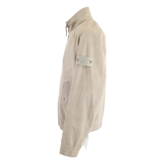 STONE ISLAND ストーンアイランド 【美品/国内正規】K1S154100027 Ghost Pieces ALCANTARA エコスエード ジップアップ ブルゾン ジャケット