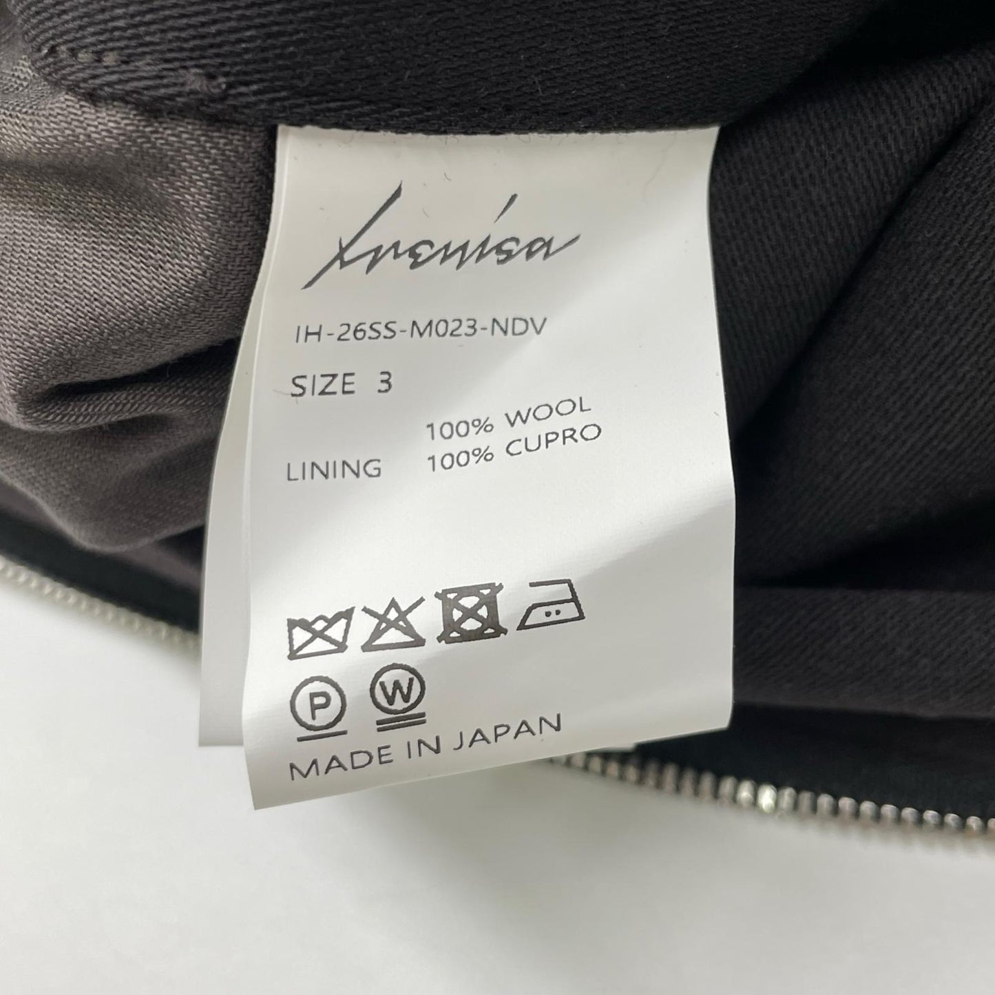IRENISA イレニサ IH-26SS-M023-NDV ガンフラップ ジップ ブルゾン ジャケット