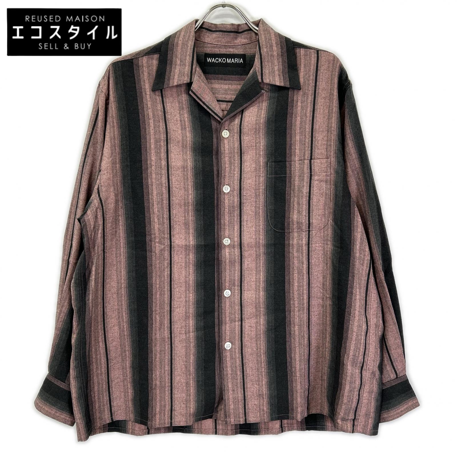 WACKO MARIA ワコマリア OMBRE STRIPED OPEN COLLAR SHIRT シャツ トップス