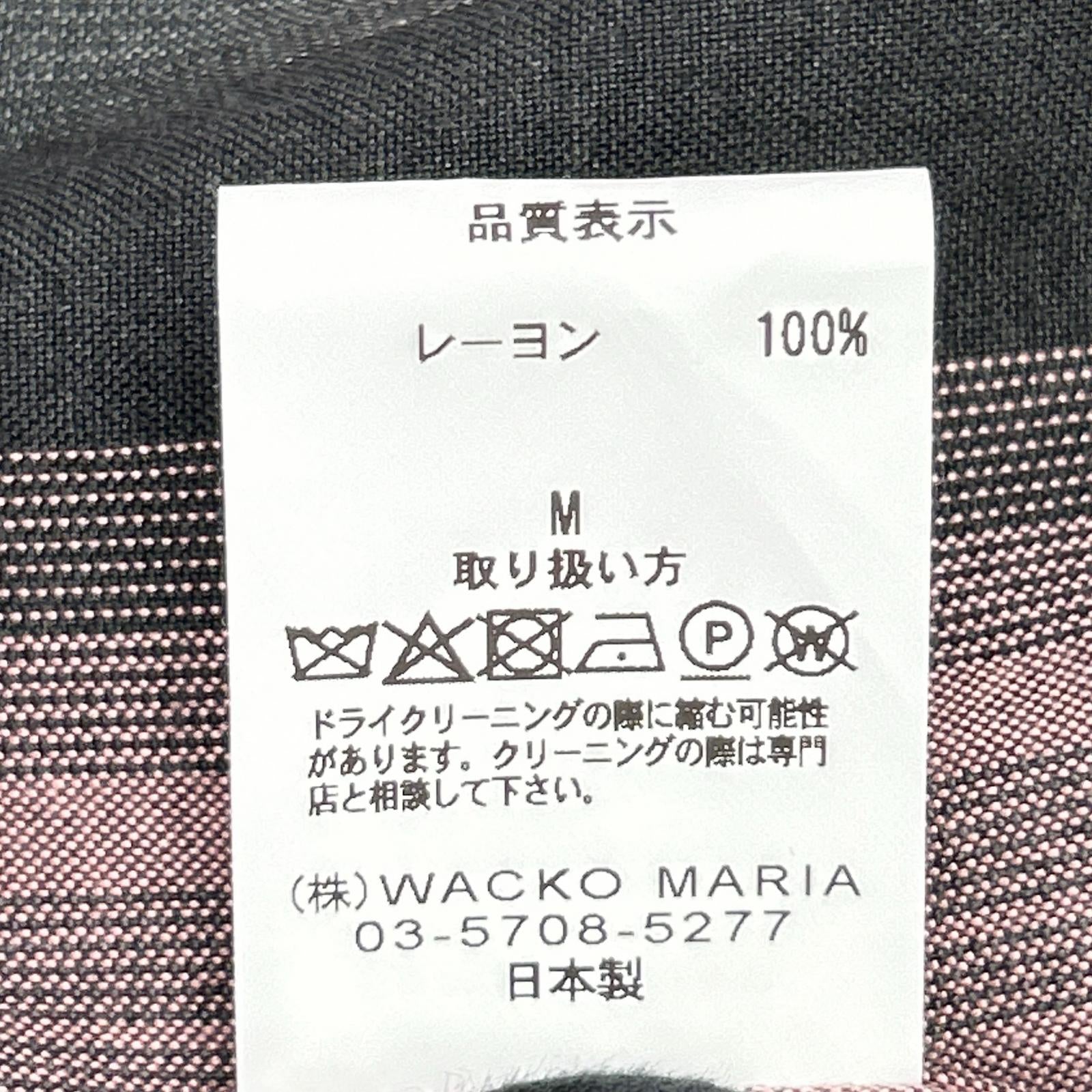 WACKO MARIA ワコマリア OMBRE STRIPED OPEN COLLAR SHIRT シャツ トップス