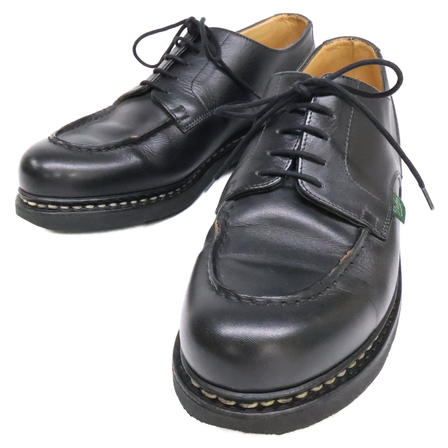 Paraboot パラブーツ 【美品】CHAMBORD シャンボード レザー Uチップ シューズ シューズ