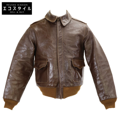 BUZZ RICKSON'S バズリクソンズ 【美品】BR80593 ラフウェア実名復刻 W535 AC-23380 A-2 ホースハイド フライトジャケット ジャケット